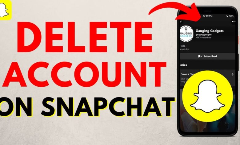 How to Deactivate Snapchat Account