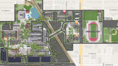 California State University Fresno Campus Map